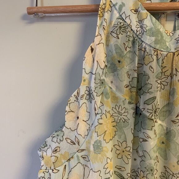 NWT Monteau Los Angeles Dress S Halter High Neck Sleeveless Sundress Lined 3522 - Picture 10 of 12